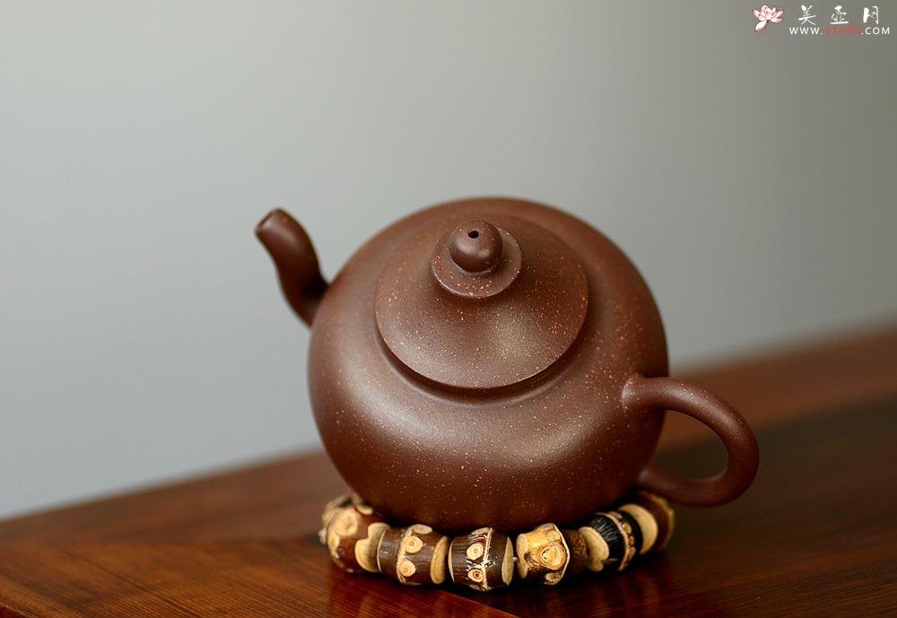 紫砂壶图片：淞庐作品 高雅简洁 线条流畅 全手笠帽  - 美壶网