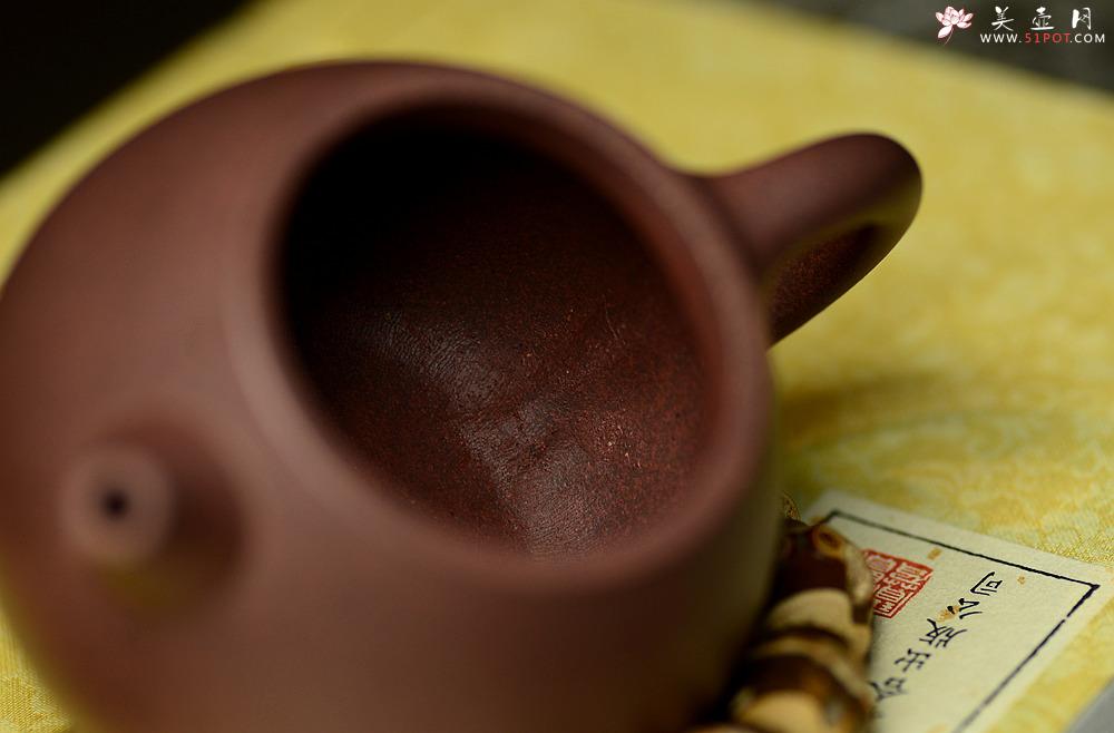 紫砂壶图片:淞庐作品 高温老紫泥 古朴 老味 全手文旦 - 美壶网