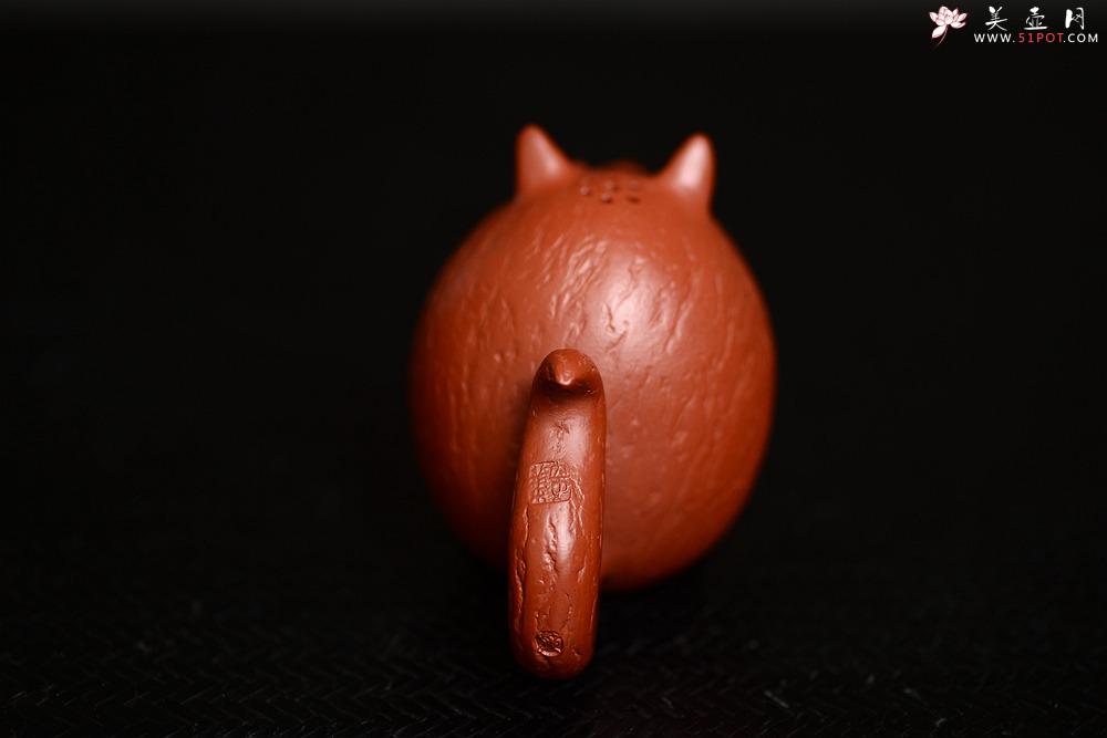 紫砂壶图片：施奇华最新文房水滴 好玩的茶宠 ~尾兽狐o(∩_∩)o  - 美壶网