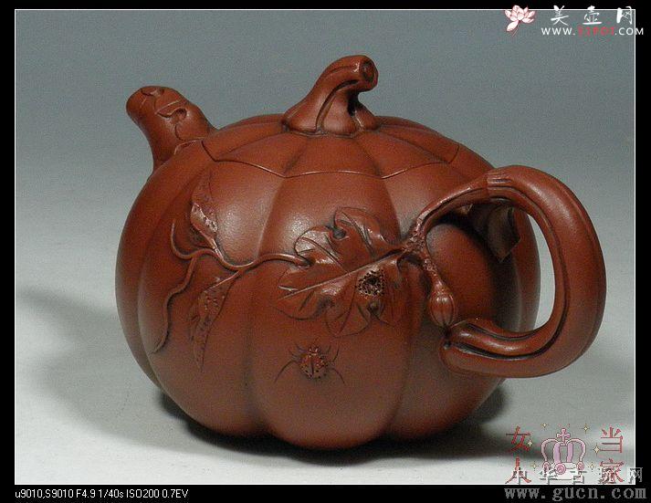 紫砂壶图片：南瓜壶 - 美壶网