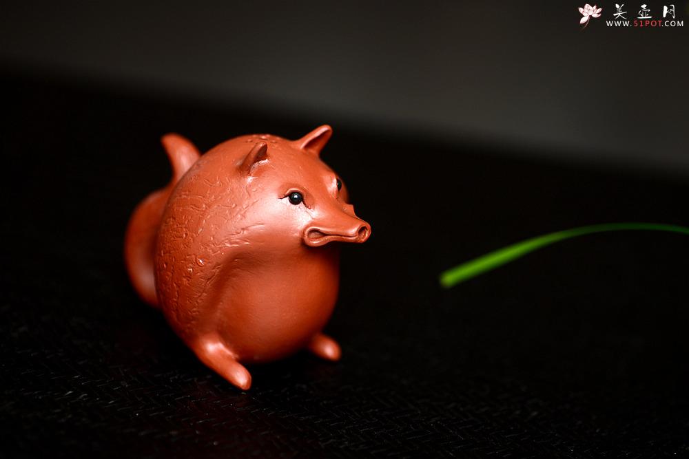 紫砂壶图片：施奇华最新文房水滴 好玩的茶宠 ~尾兽狐o(∩_∩)o  - 美壶网