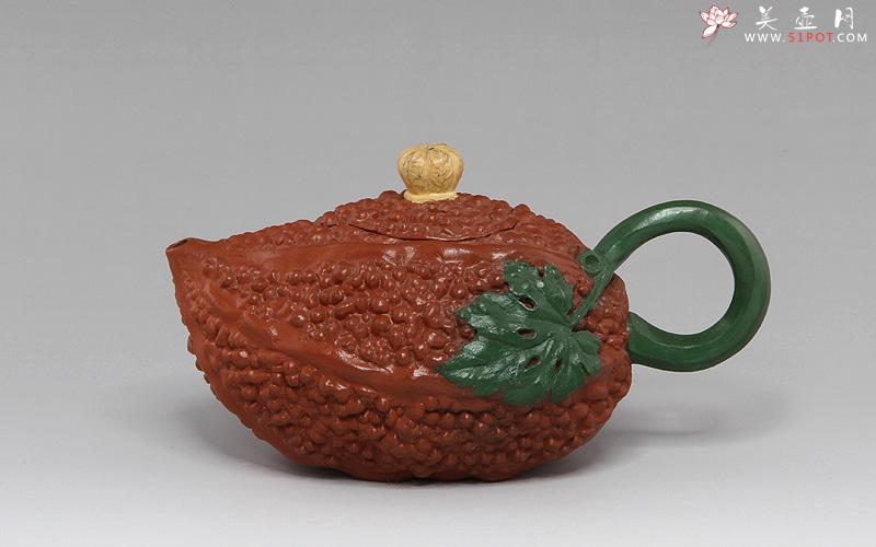 紫砂壶图片：迷人金铃子壶 - 美壶网