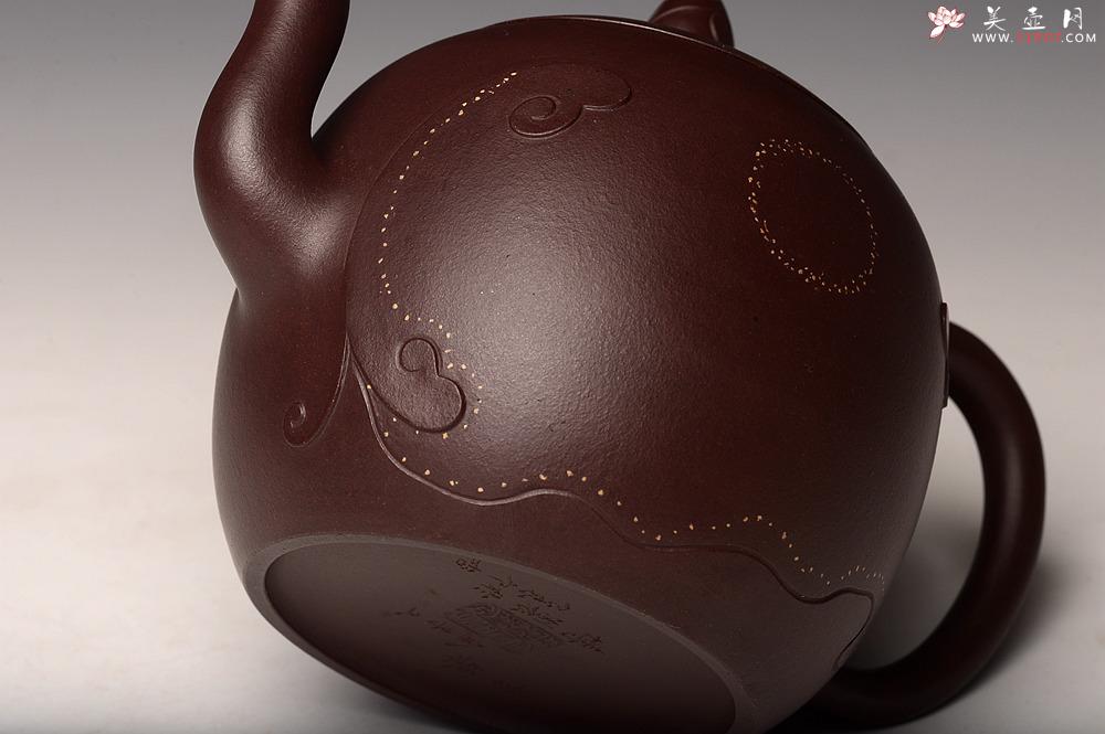 紫砂壶图片：高雪琴全手原创作品 飘逸 雅致 经典之作 全手娇阳 - 美壶网