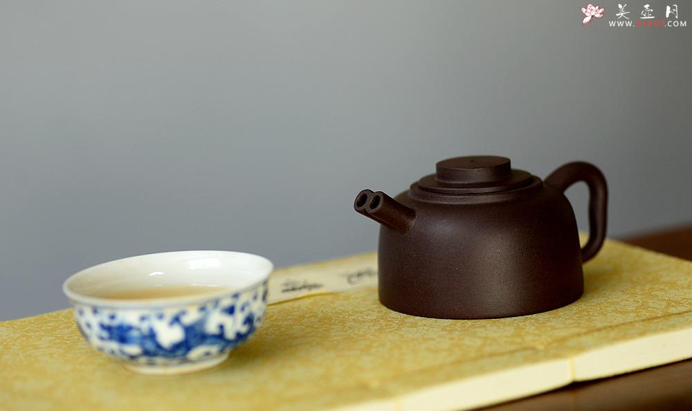 紫砂壶图片：美壶特惠 茶人最爱 造型新颖 有趣 双流井栏 - 美壶网