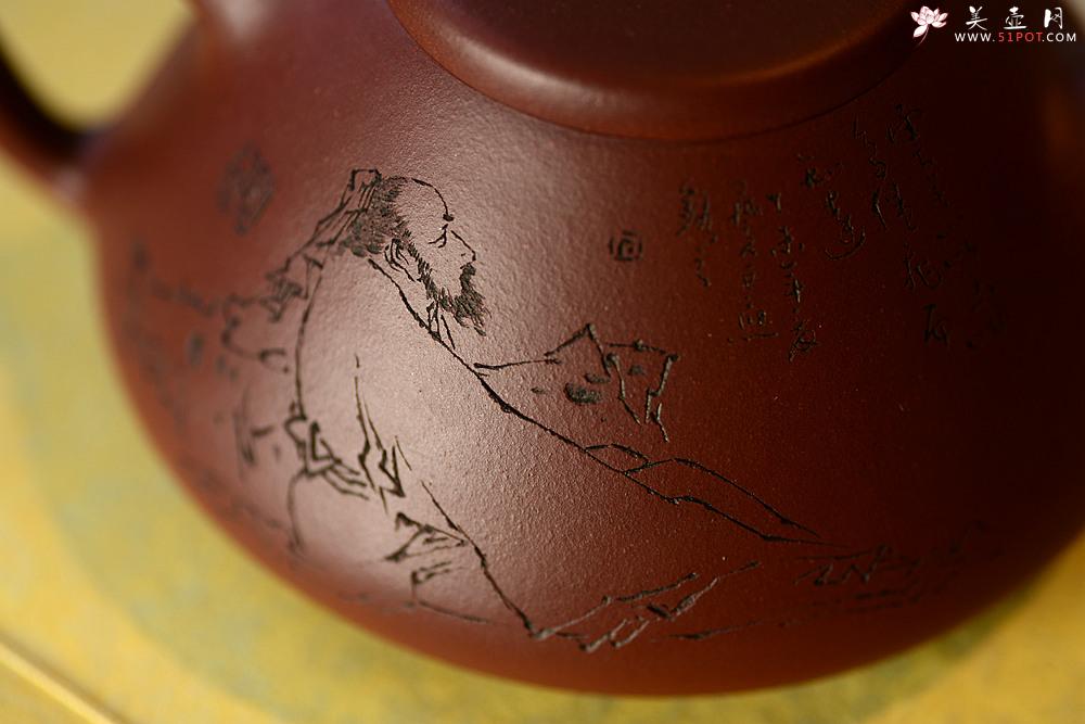 紫砂壶图片：张云熙精品装饰 油润老清水 子冶石瓢 挺拔清秀 有肉有骨 - 美壶网