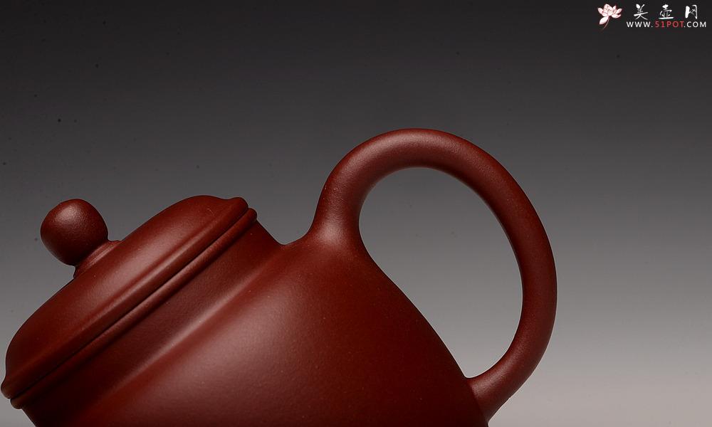 紫砂壶图片：美壶特惠 俞欣荣新作 挺拔俊秀 留云 优质枣红泥 极易泡养 - 美壶网