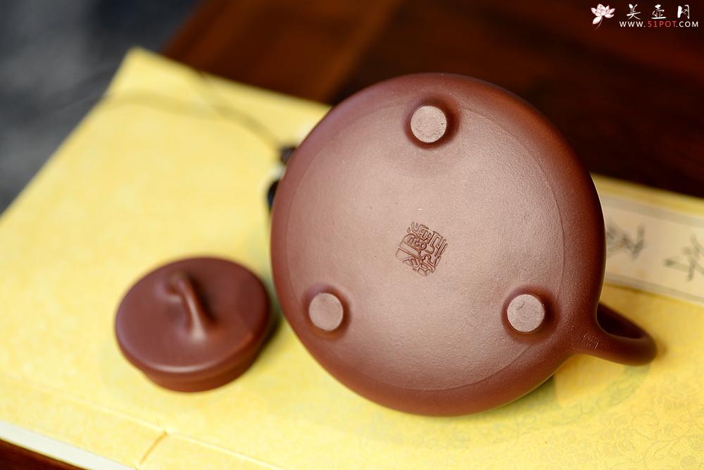 紫砂壶图片：张云熙精品装饰 油润老清水 子冶石瓢 挺拔清秀 有肉有骨 - 美壶网