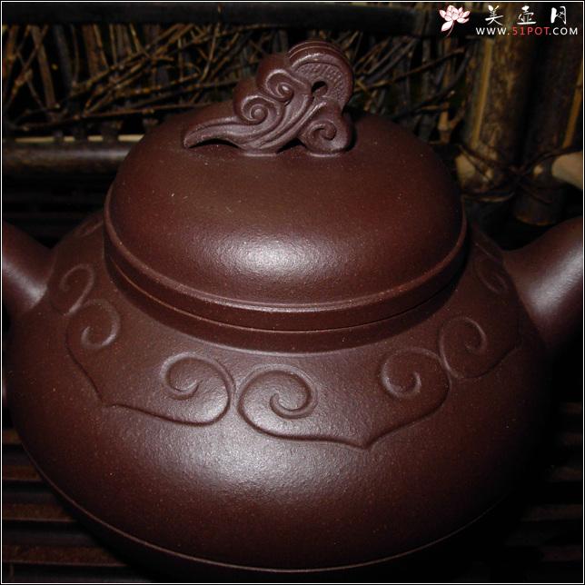 紫砂壶图片：祥云如意壶 - 美壶网