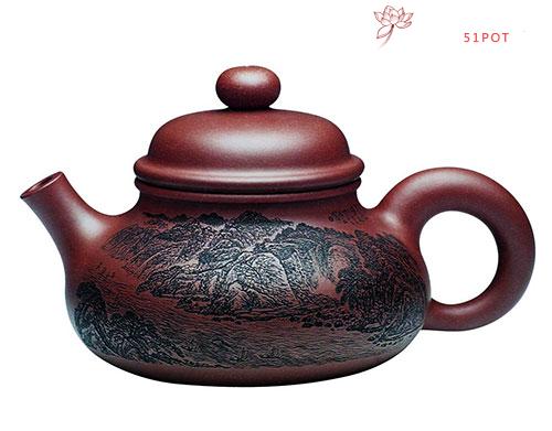 紫砂壶图片:三峡风光 - 美壶网