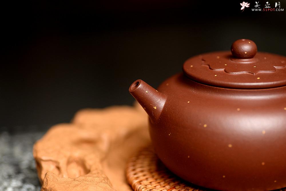 紫砂壶图片：温文尔雅 素雅精致 全手铺砂明华  - 美壶网