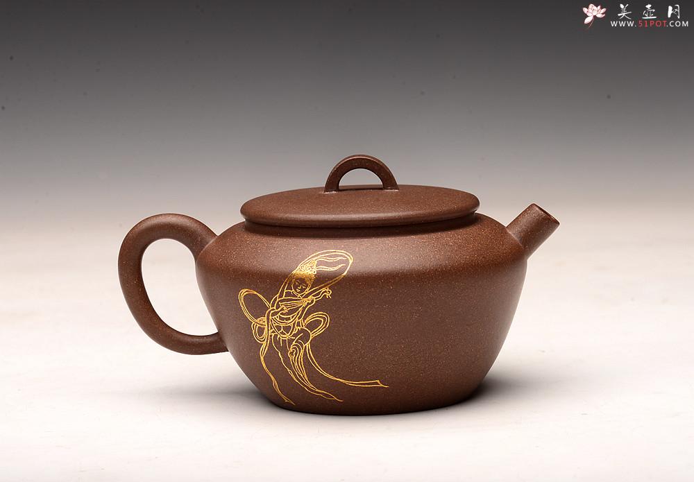 紫砂壶图片：詹黎明文气作品 优质青段 全手巨轮珠 夏日畅饮必备 - 美壶网