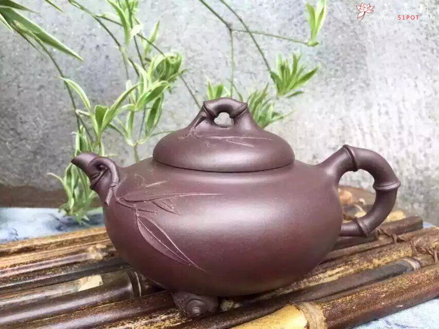 紫砂壶图片：圆竹 - 美壶网