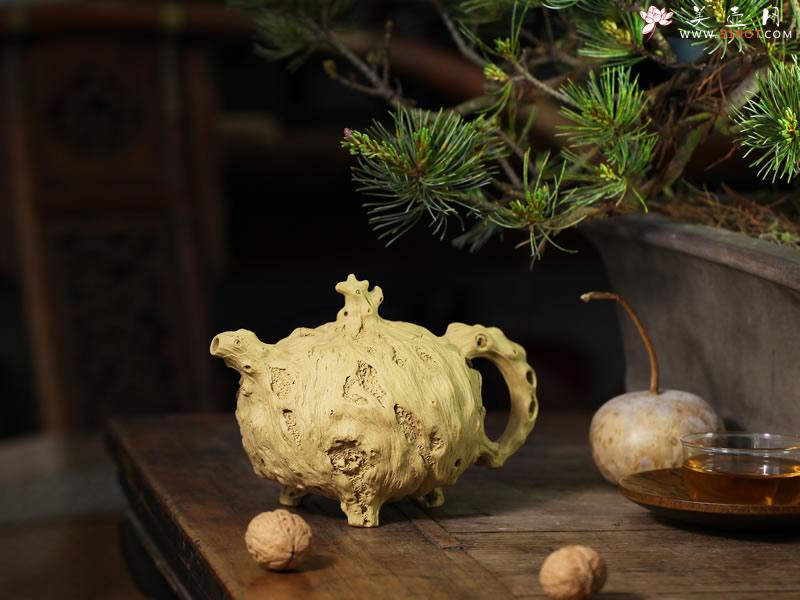 紫砂壶图片：根 - 美壶网