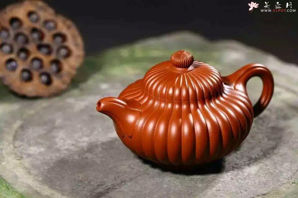 紫砂壶图片：筋纹掇只 - 美壶网