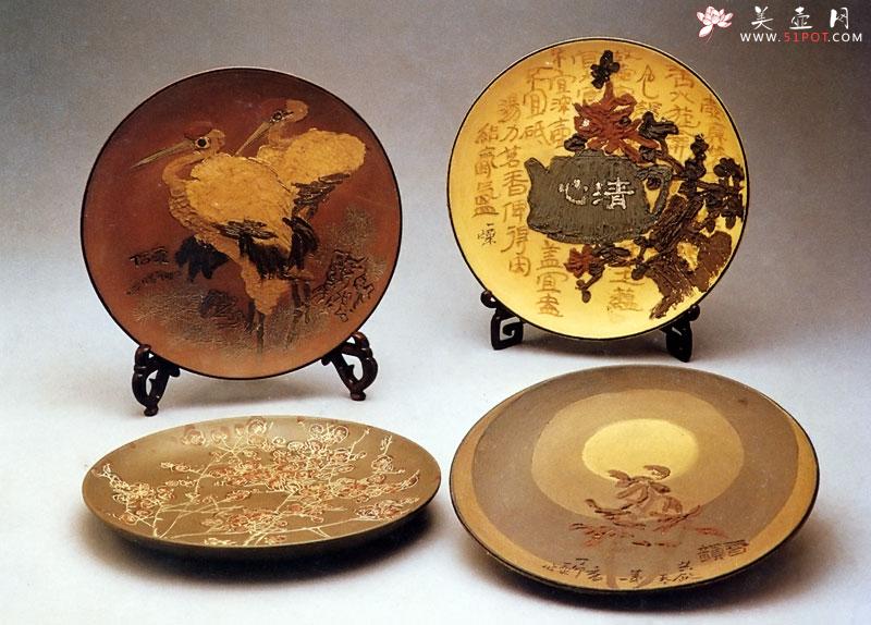 紫砂壶图片：堆刻艺盘 - 美壶网