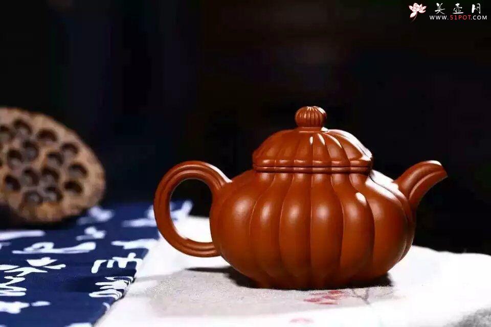 紫砂壶图片：筋纹四方 - 美壶网