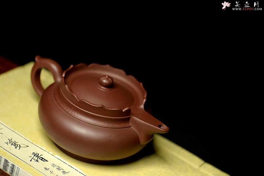 紫砂壶图片：蔡旭伟乙未年新品 精美之作 全手铺砂圆僧帽 娴静品茗 - 美壶网