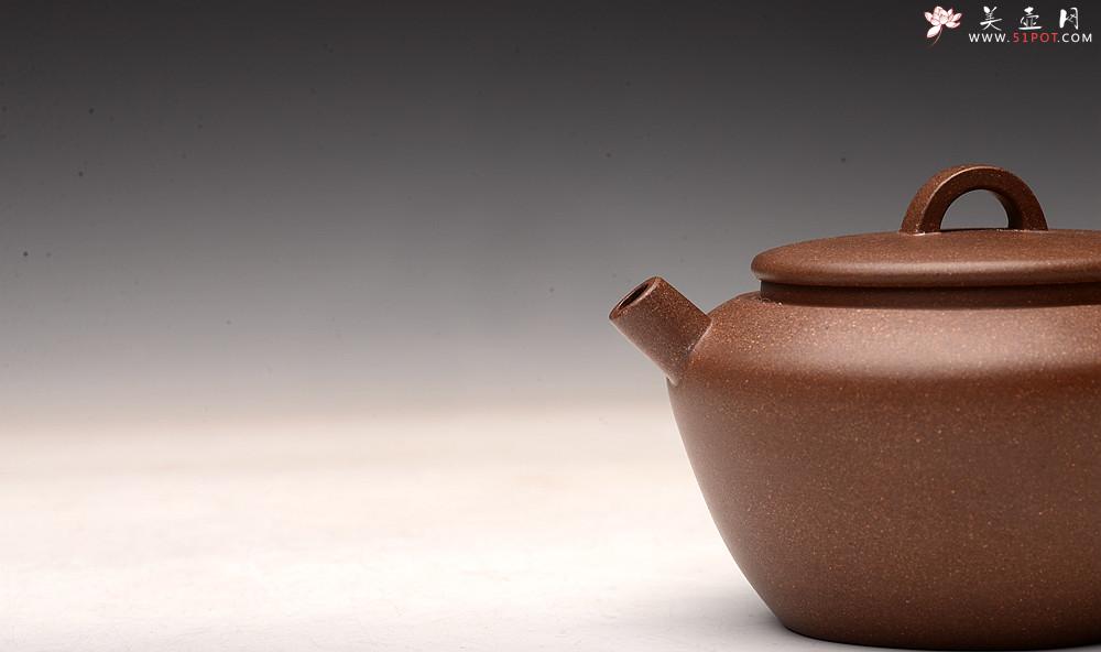 紫砂壶图片：詹黎明文气作品 优质青段 全手巨轮珠 夏日畅饮必备 - 美壶网