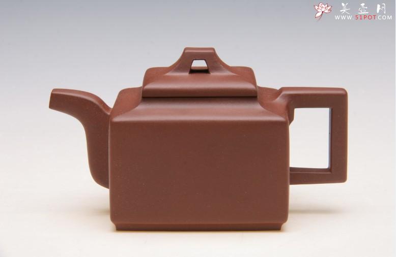 紫砂壶图片：全手工亚明四方 - 美壶网
