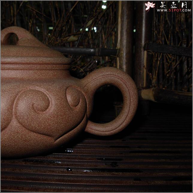 紫砂壶图片:仿古如意壶 - 美壶网
