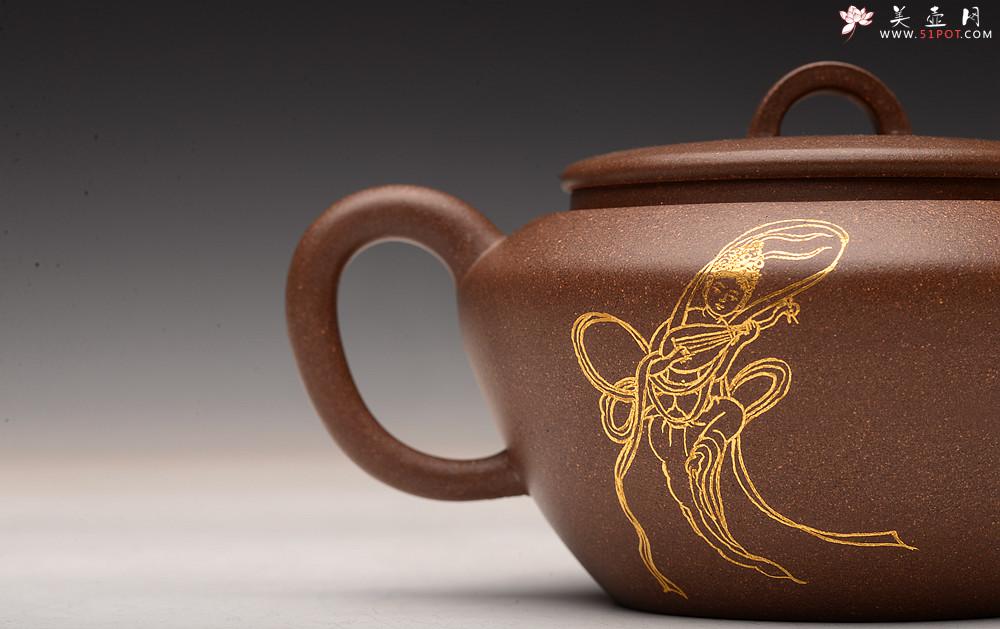 紫砂壶图片：詹黎明文气作品 优质青段 全手巨轮珠 夏日畅饮必备 - 美壶网