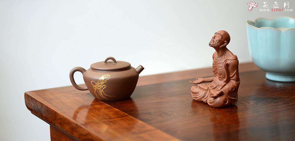 紫砂壶图片：詹黎明文气作品 优质青段 全手巨轮珠 夏日畅饮必备 - 美壶网