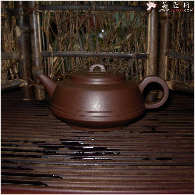 紫砂壶图片：天地方圆壶 - 美壶网