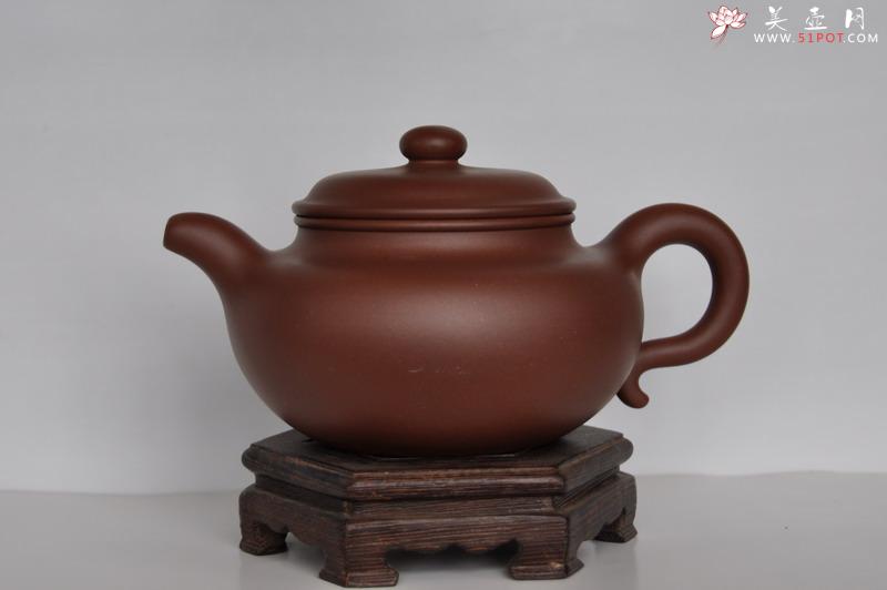 紫砂壶图片：全手工大亨仿鼓仿古壶 - 美壶网