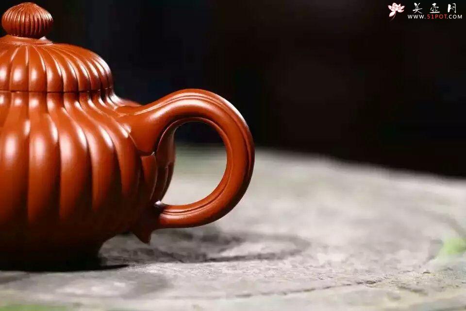 紫砂壶图片：筋纹掇只 - 美壶网