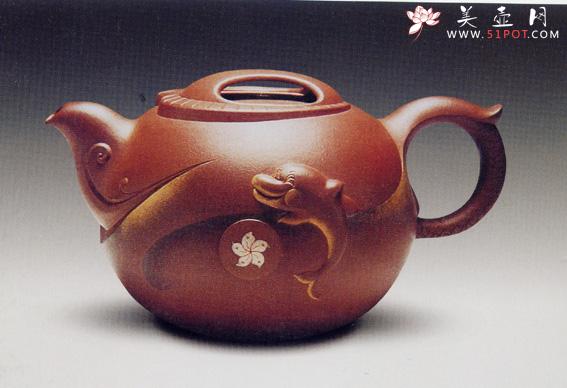 紫砂壶图片：百年沧桑迎回归 - 美壶网