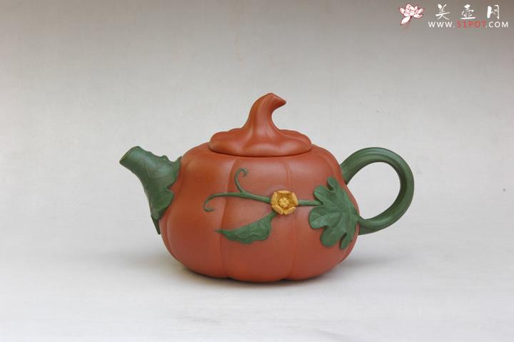 紫砂壶图片：小高金瓜壶 - 美壶网