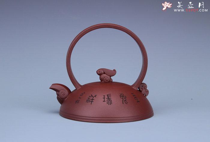 紫砂壶图片：玉兔祥瑞壶 - 美壶网