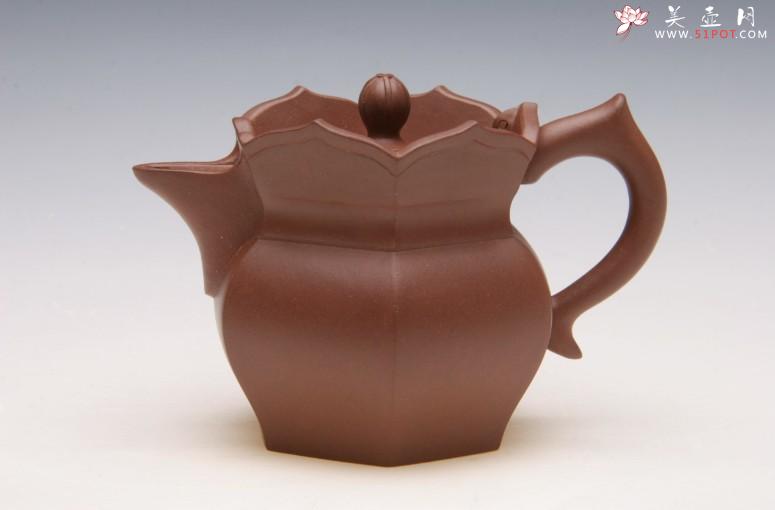 紫砂壶图片：全手工贵宾僧帽 - 美壶网