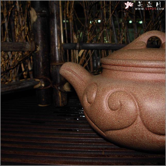 紫砂壶图片:仿古如意壶 - 美壶网