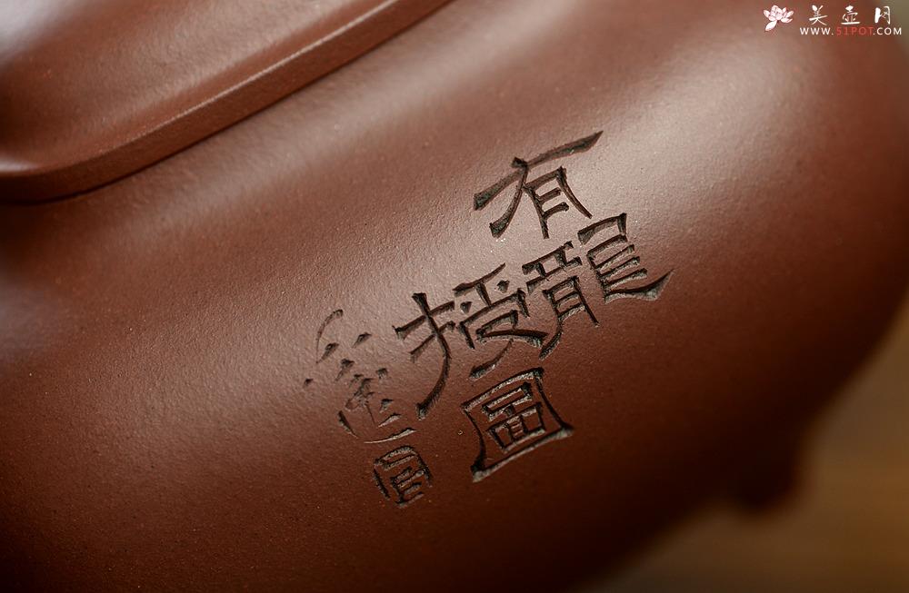 紫砂壶图片:文气装饰 大气磅礴 优质清水 全手传炉 神韵悠长 - 美壶网