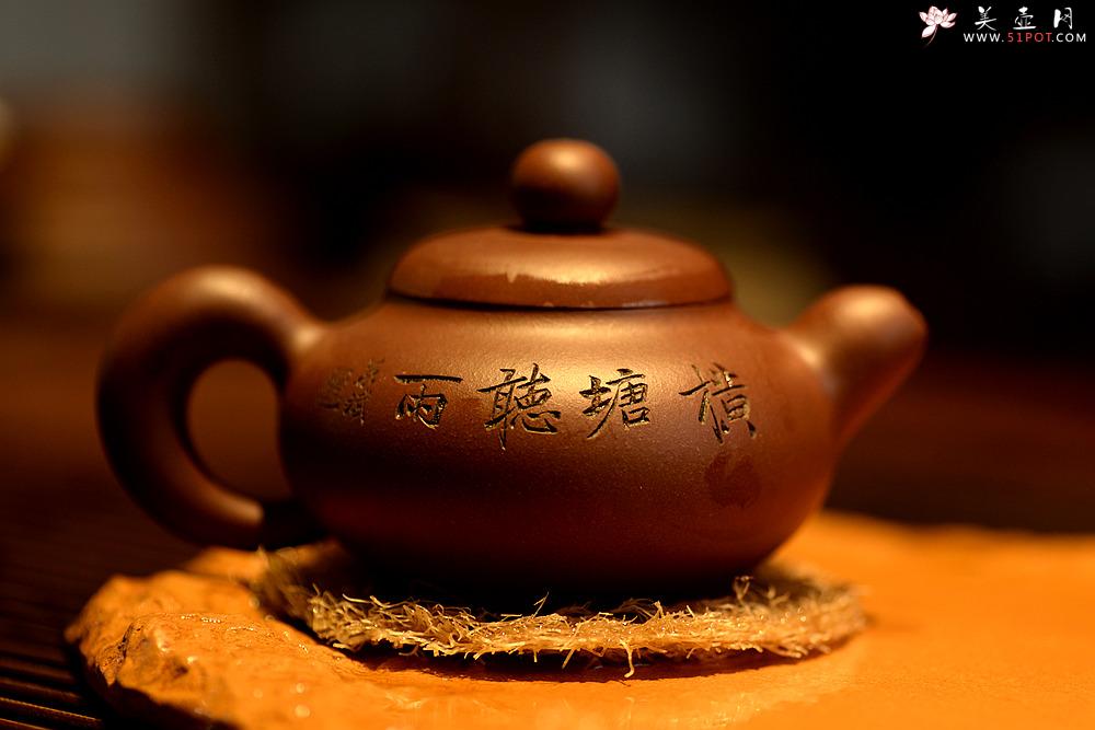 紫砂壶图片：谭华斌近作 道洪风格之玉露二式 刀法精炼 可人小壶 美壶特惠 - 美壶网