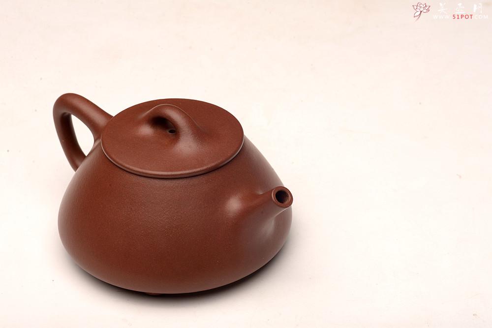 紫砂壶图片：乙未夏日作品 徐正涛全手传统经典 平盖小石瓢~ - 美壶网