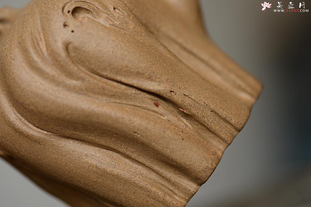 紫砂壶图片：刘秀全手经典作品 肌理自然生动 高挑挺拔 古朴之味~~颀长壶 - 美壶网