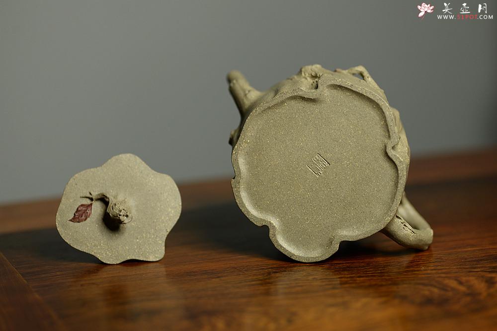 紫砂壶图片：学院派风格~ 郑志贤全手作品 秋吟 一缕秋风迎面来~ - 美壶网