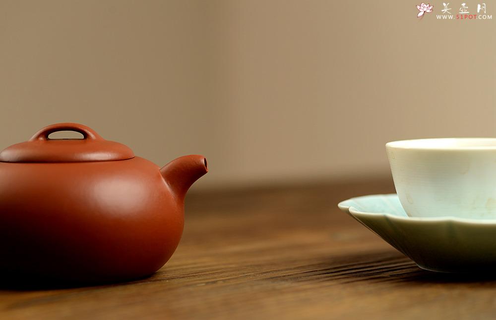 紫砂壶图片：徐亚春作品 实用性强 优质朱泥 娇艳可人 红泉 - 美壶网