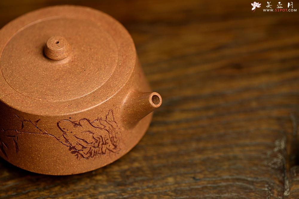 紫砂壶图片：朱牧清新品 古朴文气 线条流畅 精致作品 柱础 - 美壶网