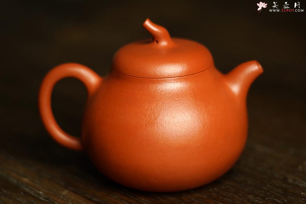 紫砂壶图片：传统器形 白云一片去悠悠~敦厚可人  全手茄段 - 美壶网