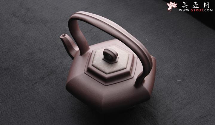 紫砂壶图片：六顺提梁 - 美壶网