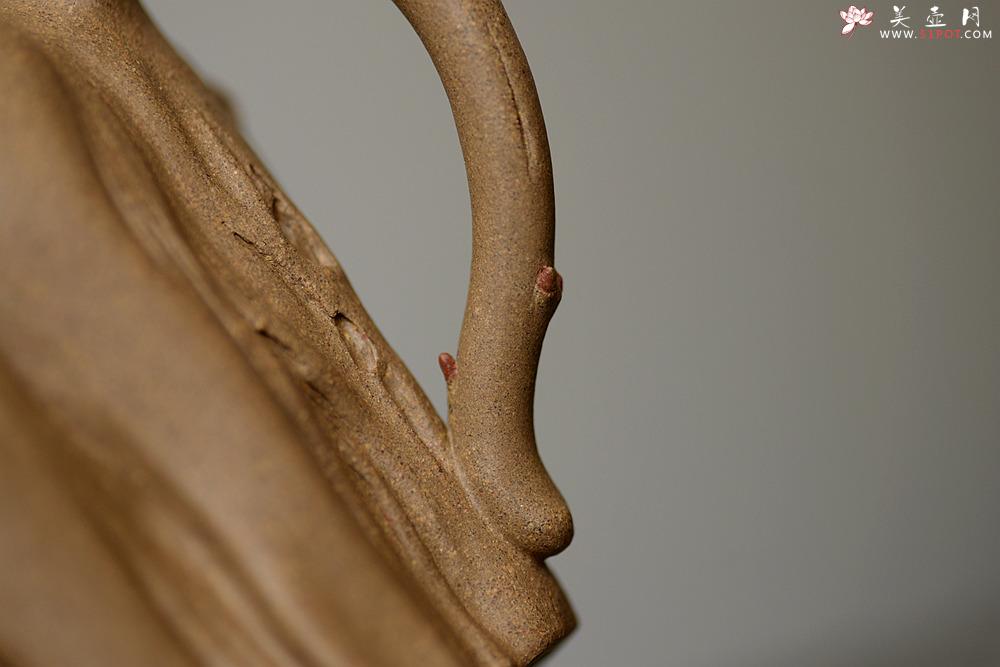 紫砂壶图片：刘秀全手经典作品 肌理自然生动 高挑挺拔 古朴之味~~颀长壶 - 美壶网