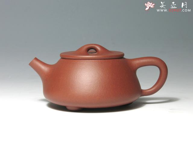 紫砂壶图片:纯手工平盖石瓢 - 美壶网