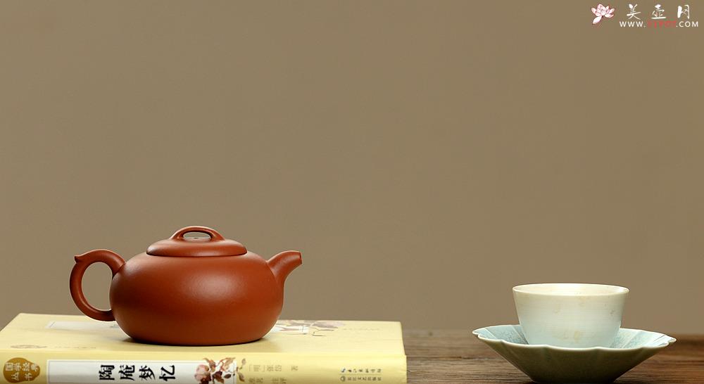 紫砂壶图片：徐亚春作品 实用性强 优质朱泥 娇艳可人 红泉 - 美壶网