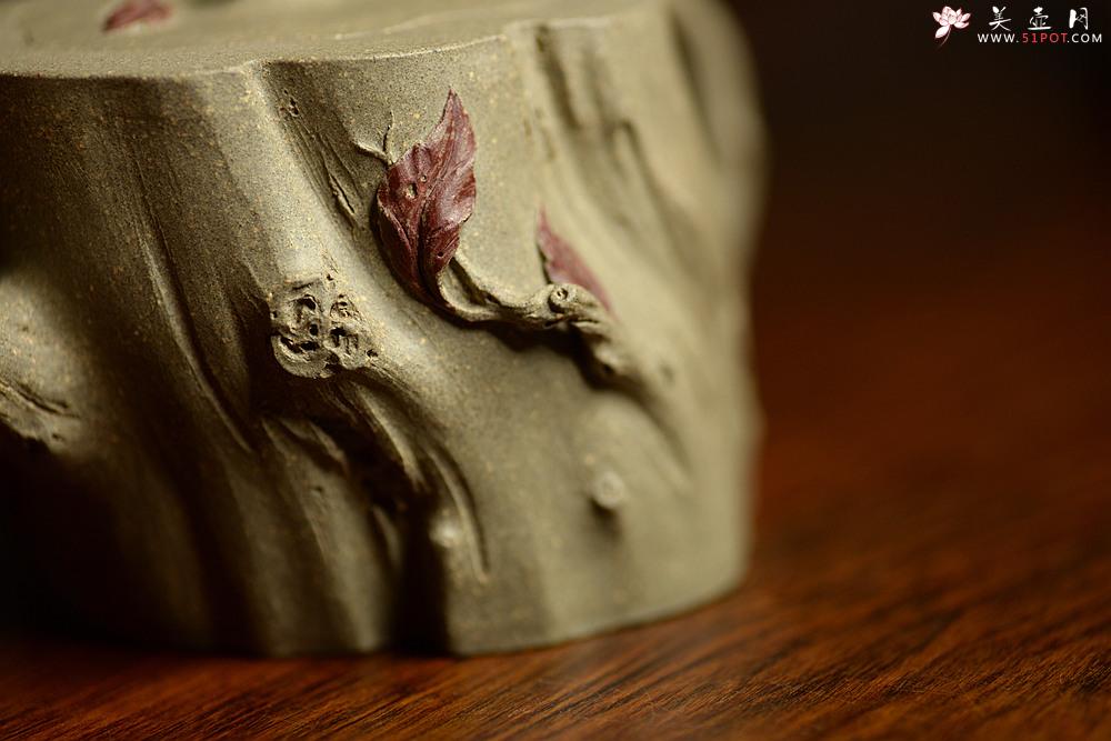 紫砂壶图片：学院派风格~ 郑志贤全手作品 秋吟 一缕秋风迎面来~ - 美壶网