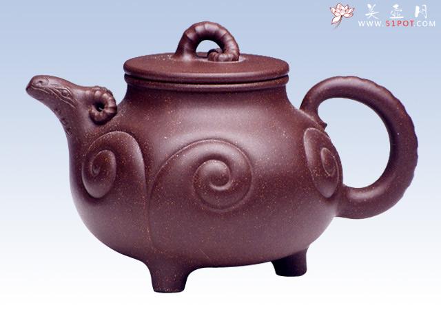 紫砂壶图片:三羊如意 - 美壶网