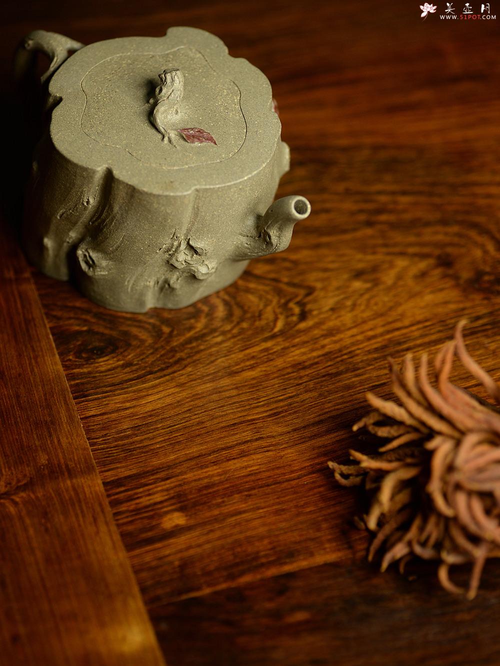 紫砂壶图片：学院派风格~ 郑志贤全手作品 秋吟 一缕秋风迎面来~ - 美壶网