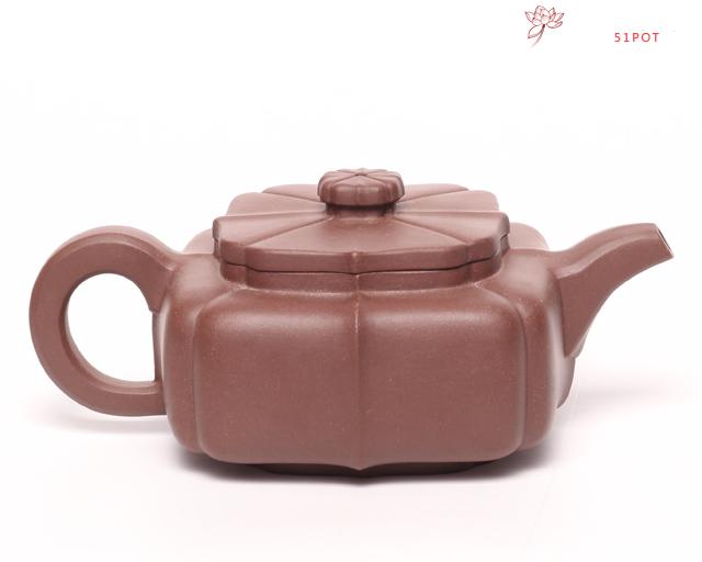 紫砂壶图片：四方菱花 - 美壶网